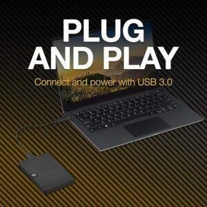 Seagate Expansion 2TB External HDD - USB 3.0 for Windows and Mac with 3 yr Data Recovery Services, Portable Hard Drive (STKM2000400) - Image 3