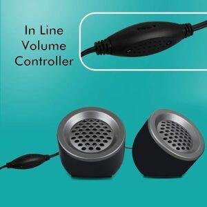 Zebronics Zeb-Pluto 2.0 Multimedia Speaker with Aux Connectivity,USB Powered and Volume Control - Image 3