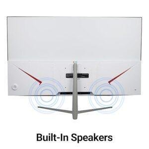 ZEBRONICS AC32FHD LED Monitor, 32 inch (81.28cm), 250 nits, 75Hz, FHD, 1920x1080, HDMI, VGA, Ultra Slim Bezel, Built-in Speakers, Metal Stand, Wall Mountable (AC32FHD) - Image 4