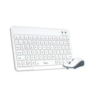 FINGERS MiniClicks Duo D7 – Wireless Bluetooth Keyboard Mouse Combo (Rechargeable & BT | 75% Compact – 78 Keys | X-Scissor Keys | 18-Day Backup | Windows, macOS, Linux, ChromeOS), Rick Black