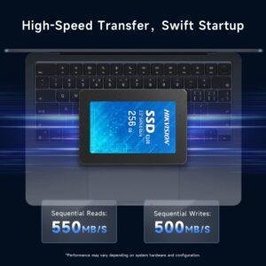 Hikvision Internal SSD 256 GB 3D NAND 2.5 Inch SATA III (R/W Speed up to 550/500 MB/s) - Image 2
