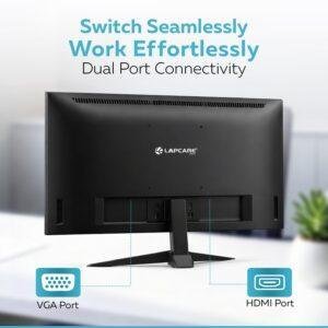 Lapcare LM195WDH 19 Inch(48.26CM) LED Display 16:10 1440x900 Pixel Ratio,Tilt Stand,Vesa Mount,HDMI + VGA Port (Black) - Image 3