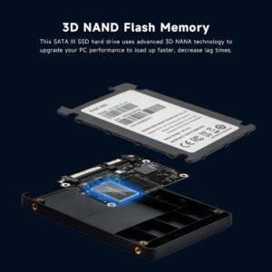 Hikvision Internal SSD 256 GB 3D NAND 2.5 Inch SATA III (R/W Speed up to 550/500 MB/s) - Image 4