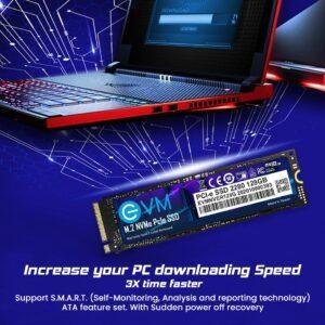 EVM 128GB Internal SSD - M.2 NVMe PCIe (2280) - High-Speed Performance Up to 1800MB/s Read & 700MB/s Write Speed with Low Power Consumption - Compatible with Gaming PCs & High-Performance Workstations - Image 4