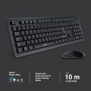 FINGERS Duo-Recharge Wireless Deskset (Mouse + Keyboard) Combo (Rechargeable Batteries with 25-Day worktime, 2.4 GHz Technology with USB Nano Receiver, Windows, macOS, Linux & Chrome OS Compatible) - Image 4