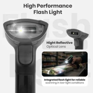 Wireless Barcode Scanner Dual-Mode Connectivity | Type C charging | Offline Data Storage | High Precision | Long Range - Image 5