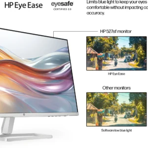 HP Series 5 68.58 cm (27 inch) Full HD LED Backlit IPS Panel with On-screen controls, Anti-glare, 300 nits brightness, Eye Ease Technology Monitor (527sf) (Response Time: 5 ms, 100 Hz Refresh Rate) - Image 3